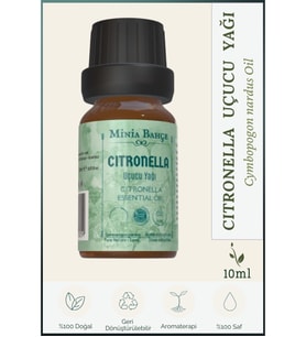 Sitronella Uçucu Yağı % 100 Saf Ve Doğal 10 Ml ( Citronella Oil )