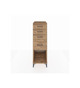 Kronos Dolap 4 Çekmeceli 44x59x134 Çam-Çam