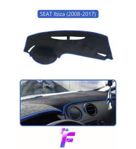 SEAT IBIZA (2008-2017) Uyumlu Torpido Örtüsü Yansıma Önleyici Tam Koruma Hızlı Montaj K17