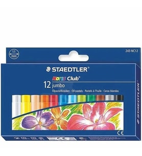 STAEDTLER 243 12'Lİ  NORİS JUMBO YAĞLI PASTEL BOYA