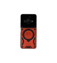 Xiaomi Poco C61 Kılıf Joy Lens Standlı Kapak - Kırmızı