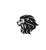 Aslan Tasarımlı Oto Sticker Siyah 30*25 Cm