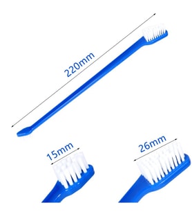 River World Köpekler İçin 4'lü Set Diş Fırçası Çift Taraflı