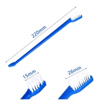 River World Köpekler İçin 4'lü Set Diş Fırçası Çift Taraflı