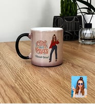 Kişiye Özel Karikatürlü Cute But Pisces Balık Burcu Kupa Bardak Doğum Günü Hediyesi