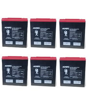 MONERO 12V-24 AMPER DİK E-BIKE AKÜ 6'LI PAKET (20 amper aynı ebatlarda) EBATLAR: 180 x 78 x 170mm