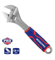 WORKPRO WP272012 250mm Cr-V Profesyonel Kurbağacık Anahtar
