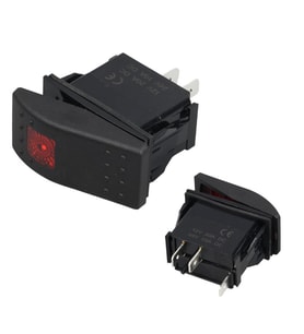 Ayt Işıklı 3P ON OFF 12-24V Marın Switch Oto Tır Otobüs Aç Kapa Anahtar Düğme Buton IC-134M