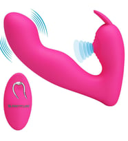OdinsShop USB Şarjlı Uzaktan Kumandalı 12 Titreşim 4 Darbe Fonksiyonlu Teknolojik G-Spot Vajinal Eflatun Vibratör
