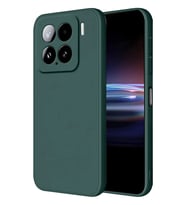 Mi 15 Kılıf Nano Içi Kadife Silikon - Koyu Yeşil