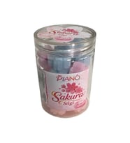 TMN 719798 PIANO JELLY FLOWERS KAVANOZ SİLGİ SETİ 26'LI