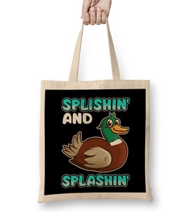 Splishin' and Splashin' Bath Cute Baby Duck Bez Çanta Uzun Saplı