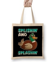 Splishin' and Splashin' Bath Cute Baby Duck Bez Çanta Uzun Saplı