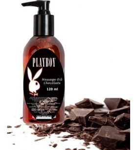 Playboy Chocolate Massage Oil 120 ml Çikolata Aromalı Vücut Masaj Yağ 2 Adet