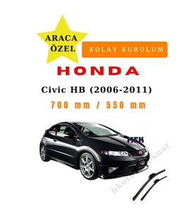 Honda Civic Hatchback  (2006-2011)  Araca Özel Silecek Ön iki