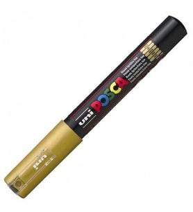 UNİ POSCA SU BAZLI POSTER MARKER 0.7 ALTIN PC-1M