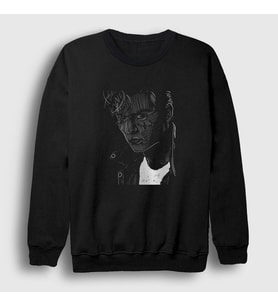 Presmono Unisex Siyah Young Johnny Depp Sweatshirt 354871tt