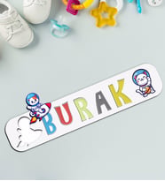 BK Toys Çocuklara Özel İsimli Ahşap Eğitici Yapboz Puzzle-5