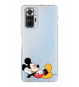 Xiaomi Redmi Note 10 Pro 4G  Kamera Korumalı Kapak Mickey Mouse Tasarımlı Şeffaf  Kılıf
