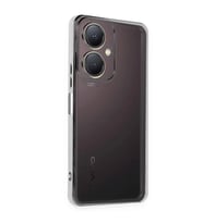 Vivo Y27 Kılıf Razer Lensli Silikon - Gümüş
