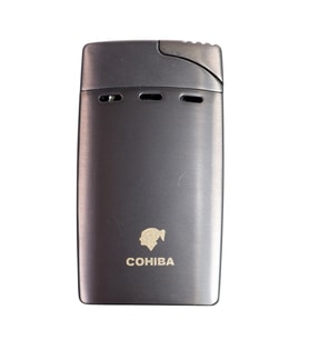 Cohiba Çift Torch Pürmüz Gunmetal Puro Çakmağı - TR9027