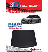 Mini Cooper Countryman 2018 ve Sonrası 3D Bagaj Havuzu Bizymo