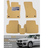 BMW X3 G01 (2017-2024) Uyumlu EVA Paspas Tam Set–Araca Özel,Su Geçirmez,Hızlı ve Kolay Montaj