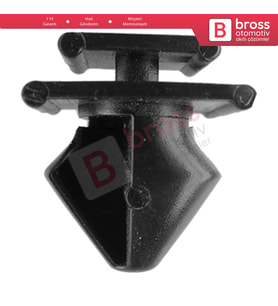 Citroen Peugeot Renault için 10 Adet İç Döşeme Klipsi 7903077112
