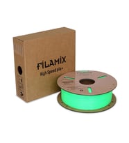 Filamix Yüksek Hızlı Hyper PLA+ Filament 1.75mm 1Kg-Yeşil (Renksiz)