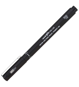 UNİ PİN CS1-200 CHISEL 1.0 FINE LINE KESİK UÇLU ÇİZİM KALEMİ SİYAH