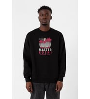 Dragon Ball Z Anime Master Roshi Ho!! Siyah Erkek 2ip Sweatshirt