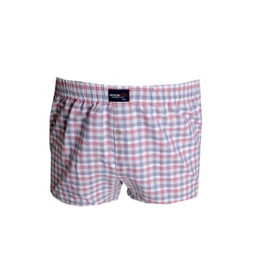 Mode XL Büyük Beden Erkek Boxer Desenli Poplin 6348 Ekru