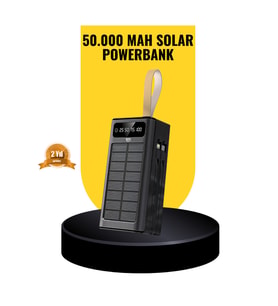 Taşınabilir Güneş Panelli Powerbank Çoklu Cihaz Şarj Destekli