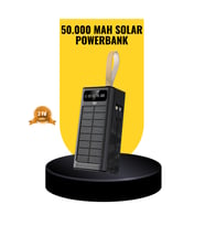 Taşınabilir Güneş Panelli Powerbank Çoklu Cihaz Şarj Destekli
