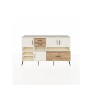 Arges Konsol 7 Raflı 3 Çekmeceli 4 Kapaklı 176x30x99 Aytaşı-Aytaşı/Çam