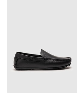 Hakiki Deri Siyah Erkek Loafer