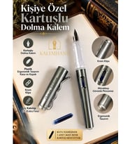 Kalemhane Kişiye Özel Kartuşlu Dolma Kalem – EF Uçlu, Özel Yazılı Hediyelik Kutulu
