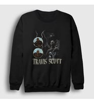Presmono Unisex Siyah Loop Astroworld Travis Scott Sweatshirt 43010tt