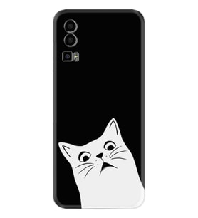 General Mobile GM 23 Kılıf Resimli Desenli Silikon Platinium Series Şaşkın Kedi 1900