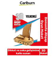 3 Boyut Eğitici Öğretici Zeka Geliştirici Boyanabilir Ebeveyn Çocuk Puzzle Demonte Ahşap Oyun Maket
