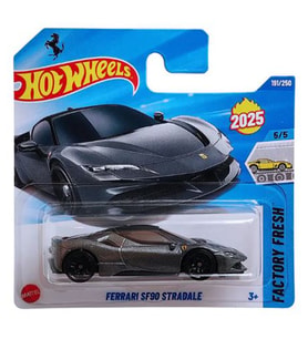 Hot Wheels - Ferrari SF90 Stradale (1/64) Gri - 2025 Case