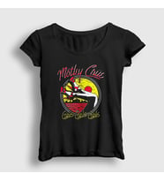 Presmono Kadın Siyah Girls V2 Mötley Crüe T-Shirt 167188tt