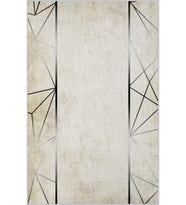 Eliana Home Baskılı, Yıkanabilir Kaymaz Taban Salon Halısı LNA1287 100x150 cm (Bej)
