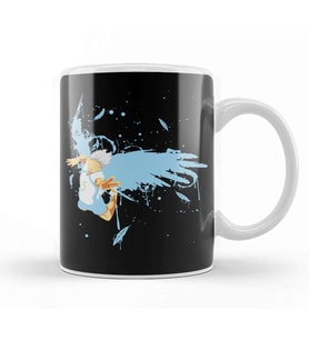 Haikyuu Kourai Hoshiumi Minimalist Kupa Bardak Porselen