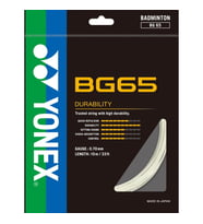 Yonex Bg 65 Badminton Kordajı 0.70 mm / 10m - Amber Beyaz