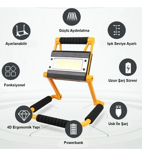 1300 Lümen Güçlü Aydınlatma Wt-328