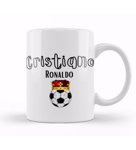 The King Of Football Cristiano Ronaldo 7 Kupa Bardak Porselen