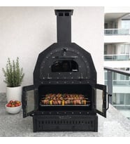 Dorello Odunlu Bahçe Fırını Balkon Fırını & Mangal Ünitesi