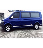 VW T5 Transporter Krom Yan Kapı Çıtası 7 prç 2003-2015 UZUN ŞASE