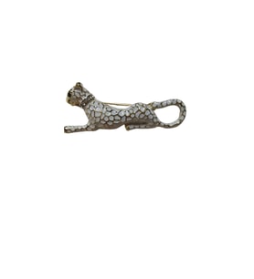 Kibele Leopar Broş Yaka Iğnesi